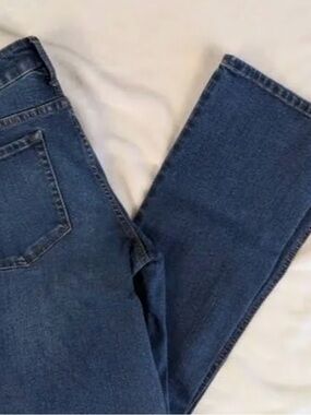 Faded Glory Straight Leg Dark Blue Denim Jeans